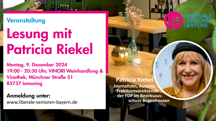 Lesung mit Patricia Riekel